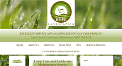 Desktop Screenshot of hopelandscaping.net